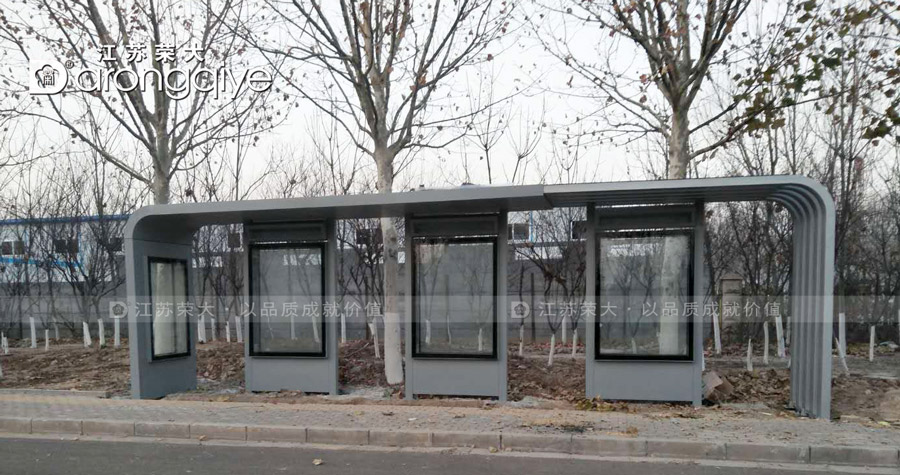 湖南候車亭安裝圖